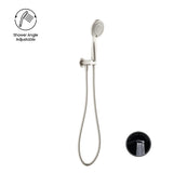 Opal Shower On Bracket With Air Shower Brushed Nickel