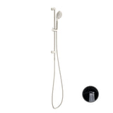 Opal Shower Rail With Air Shower Brushed Nickel