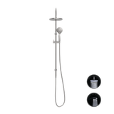 Opal Twin Shower With Air Shower Brushed Nickel