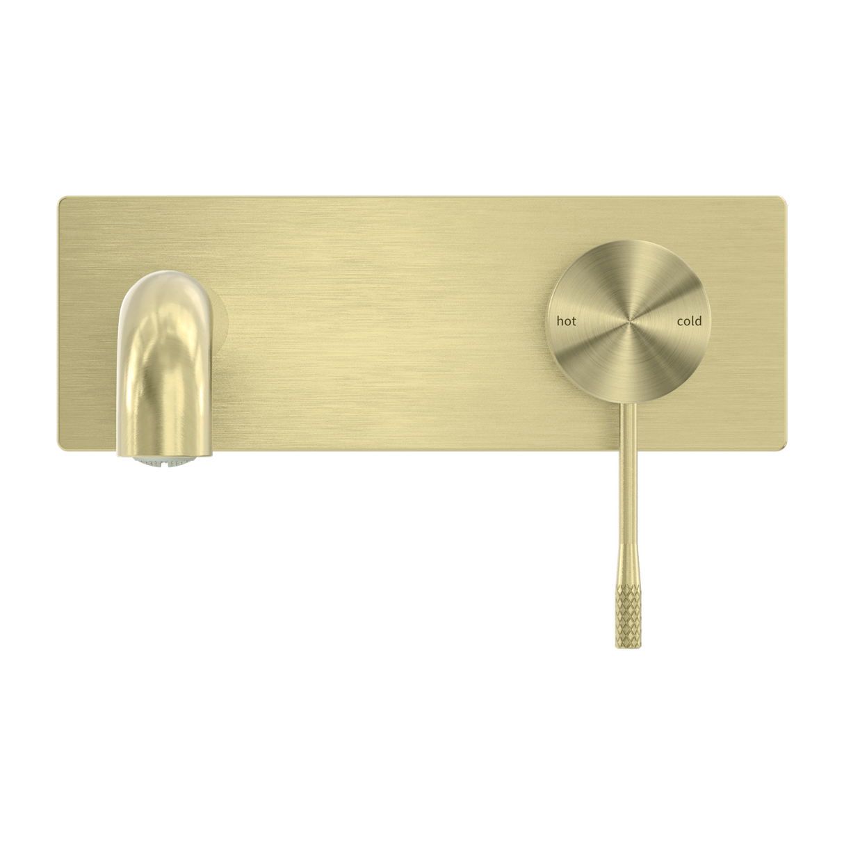Opal Wall Basin/Bath Mixer 230mm Brushed Gold