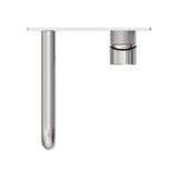 Opal Wall Basin/Bath Mixer 185mm Brushed Nickel