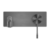 Opal Wall Basin/Bath Mixer 120mm Graphite