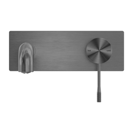 Opal Wall Basin/Bath Mixer 120mm Graphite
