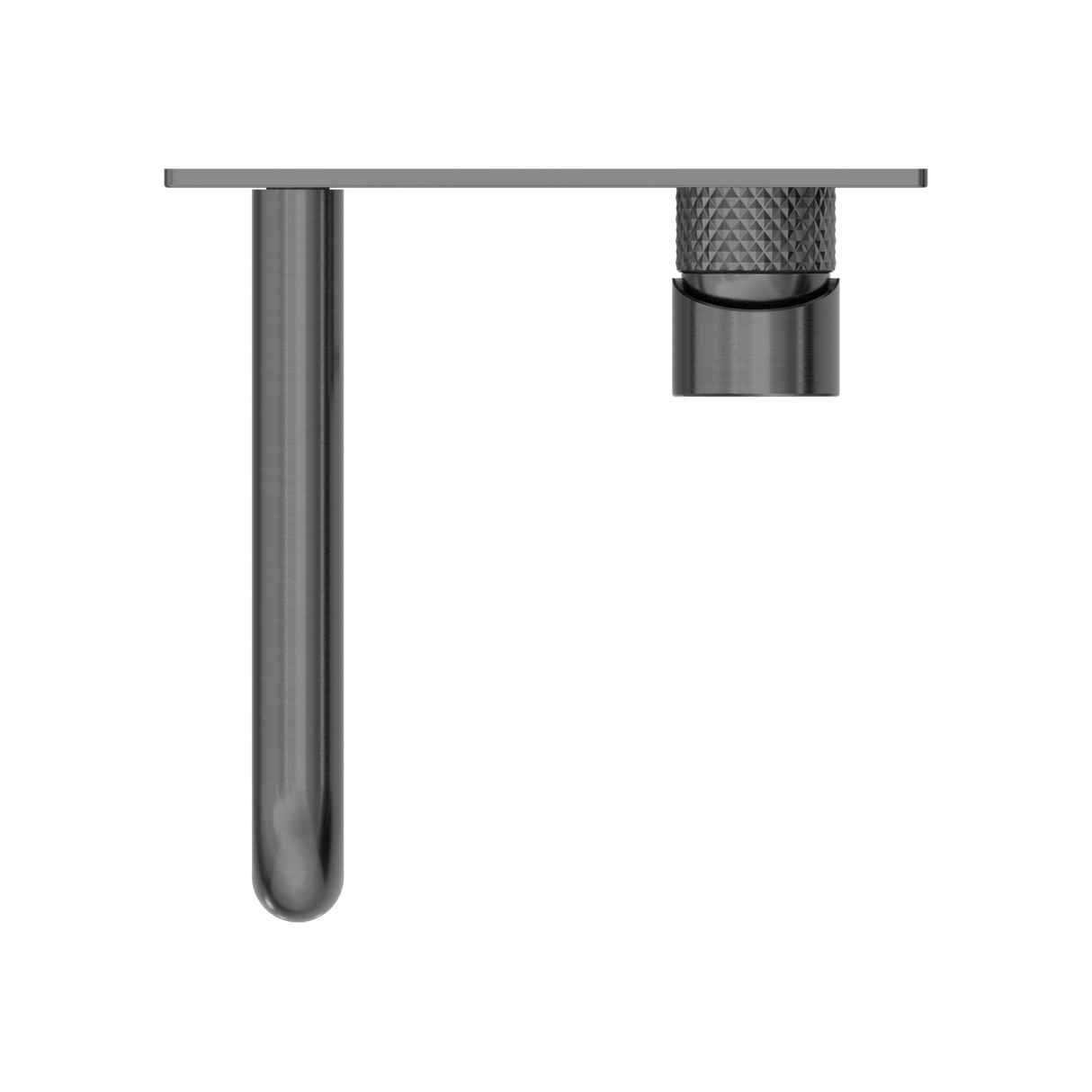 Opal Wall Basin/Bath Mixer 120mm Graphite