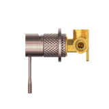 Opal Shower Mixer 60mm Plate Brushed Bronze