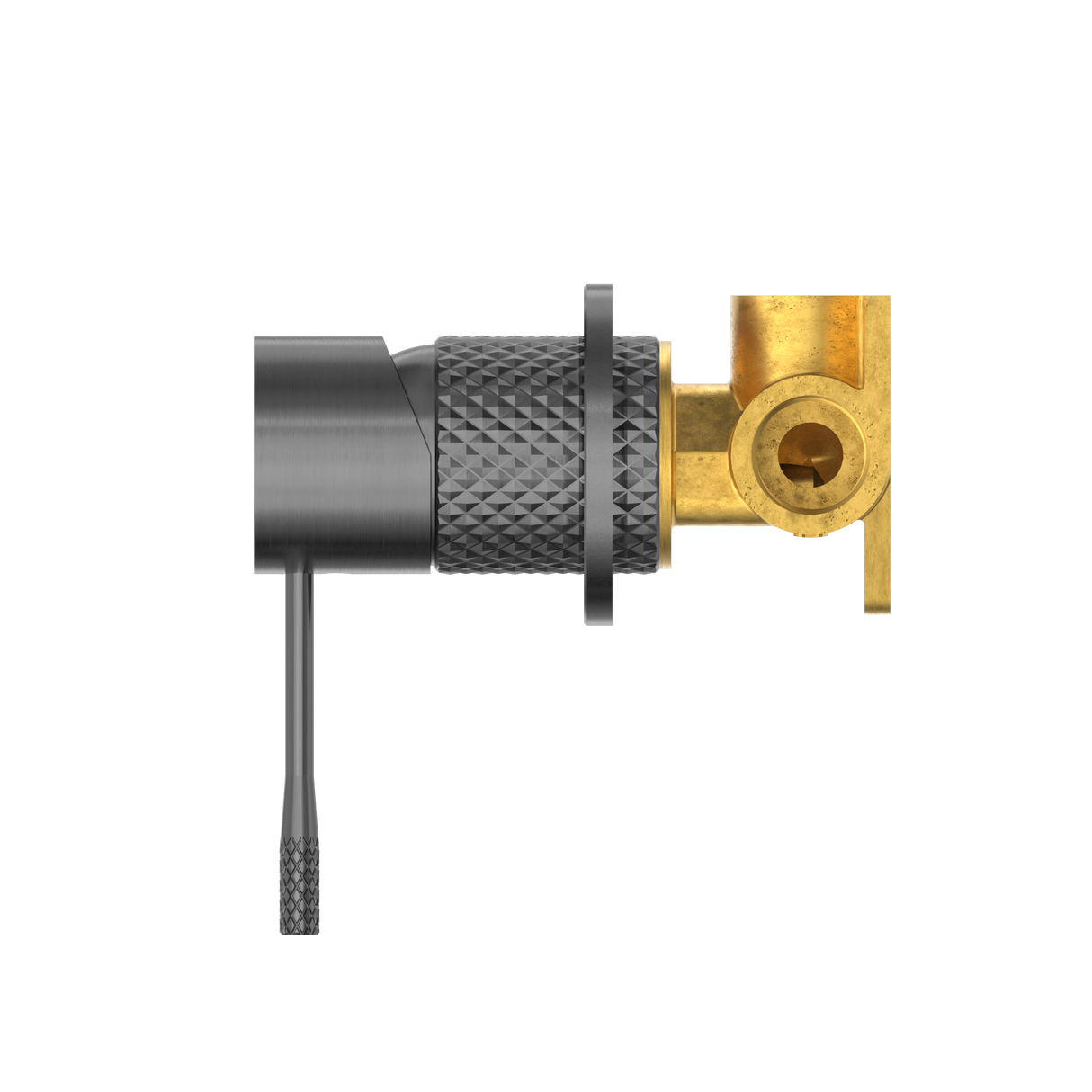 Opal Shower Mixer 60mm Plate Graphite