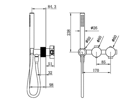 Opal Progressive Shower System Separate Plate Trim Kits Only Brushed Nickel