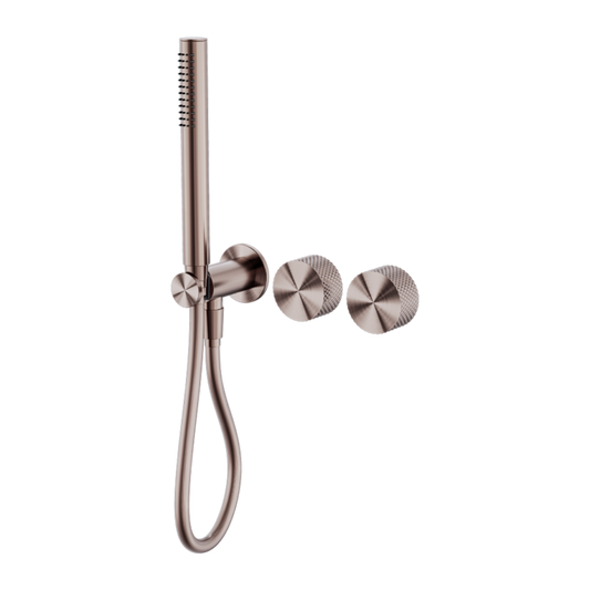 Opal Progressive Shower System Separate Plate Brushed Bronze