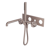 Opal Progressive Shower System With Spout 230mm Trim Kits Only Brushed Bronze