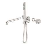 Opal Progressive Shower System Separate Plate With Spout 230mm Trim Kits Only Brushed Nickel