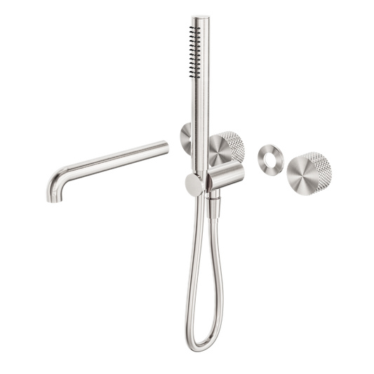 Opal Progressive Shower System Separate Plate With Spout 250mm Trim Kits Only Brushed Nickel