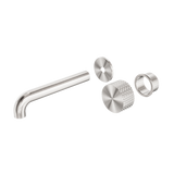 Opal Progressive Wall Basin/Bath Set 260mm Trim Kits Only Brushed Nickel