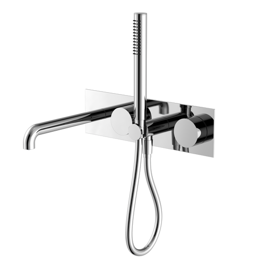 Kara Progressive Shower System With Spout 230mm Chrome