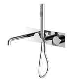Kara Progressive Shower System With Spout 250mm Chrome