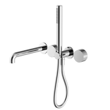 Kara Progressive Shower System Separate Plate With Spout 250mm Chrome