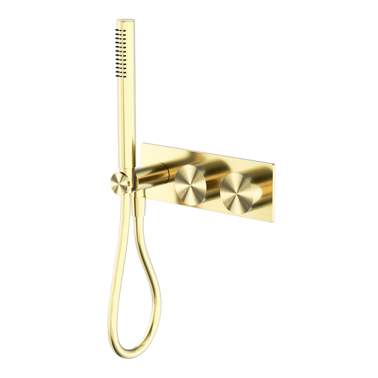 Kara Progressive Shower System Brushed Gold