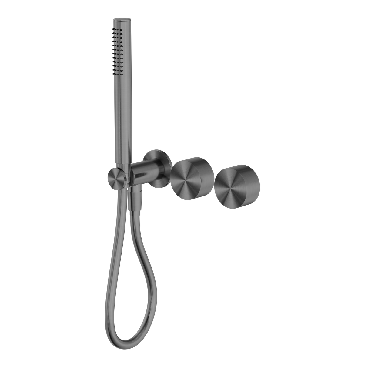 Kara Progressive Shower System Separate Plate Gun Metal