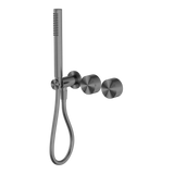 Kara Progressive Shower System Separate Plate Gun Metal