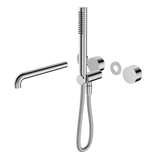 Kara Progressive Shower System Separate Plate With Spout 250mm Trim Kits Only Chrome