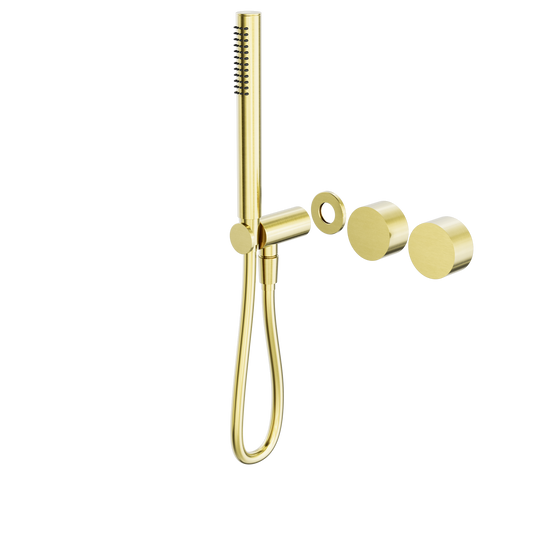 Kara Progressive Shower System Separate Plate Trim Kits Only Brushed Gold