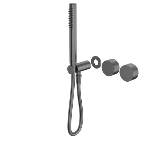 Kara Progressive Shower System Separate Plate Trim Kits Only Gun Metal