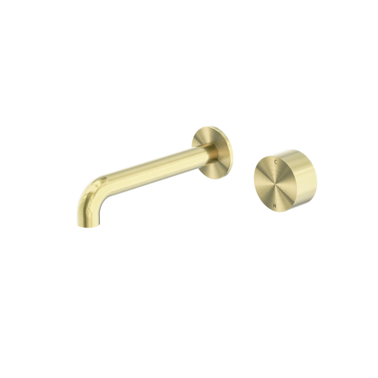 Kara Progressive Wall Basin/Bath Set 120mm Brushed Gold