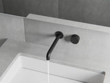 Kara Progressive Wall Basin/Bath Set 260mm Matte Black