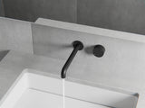 Kara Progressive Wall Basin/Bath Set 160mm Matte Black
