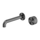 Kara Progressive Wall Basin/Bath Set 160mm Gun Metal