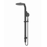 Astra Rain Round Twin Shower Single Hose Matte Black