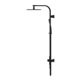 Astra Rain Round Twin Shower Single Hose Matte Black
