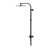 Astra Rain Square Twin Shower Single Hose Matte Black