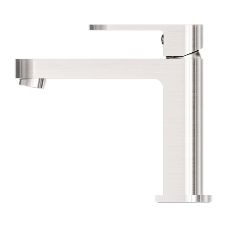 Ecco Short Basin Mixer Brushed Nickel