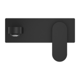 Ecco Wall Basin Mixer Matte Black