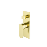 Ecco Shower Mixer With Divertor Brushed Gold