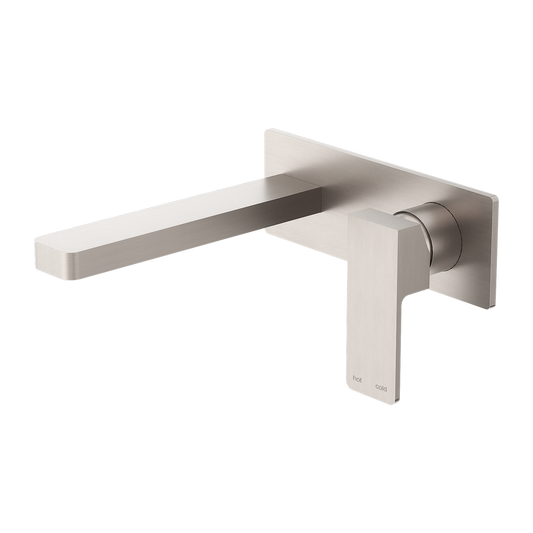 Celia Wall Basin/Bath Mixer Brushed Nickel