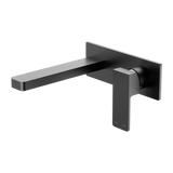 Celia Wall Basin/Bath Mixer Matte Black