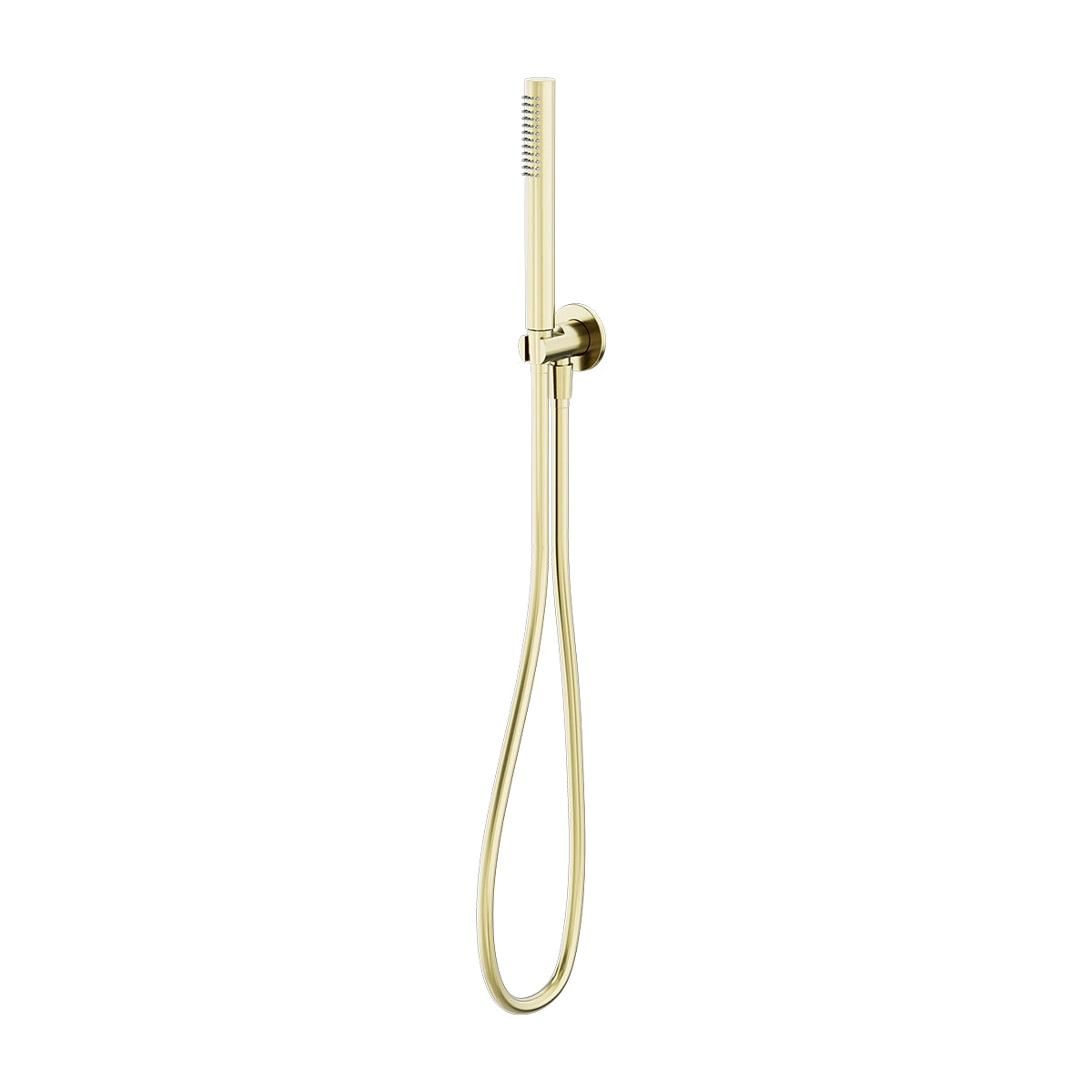 SLIM SHOWER ON BRACKET BRUSHED GOLD