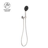Project Round Shower On Bracket 4 Star Rating Brushed Nickel