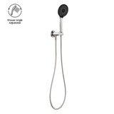 Project Round Shower On Bracket 4 Star Rating Brushed Nickel