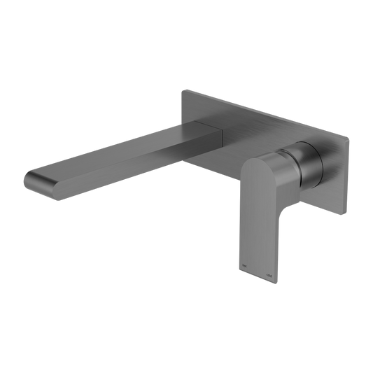 Bianca Wall Basin/Bath Mixer 187mm Gun Metal