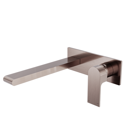 Bianca Wall Basin/Bath Mixer 230mm Brushed Bronze