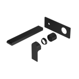 Bianca Wall Basin/Bath Mixer 230mm Trim Kits Only Matte Black