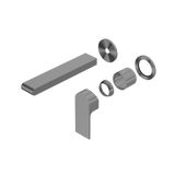 Bianca Wall Basin/Bath Mixer Separate Back Plate 187mm Trim Kits Only Gun Metal