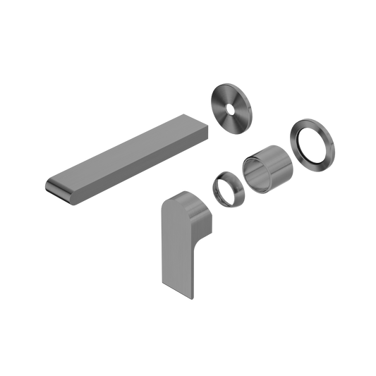 Bianca Wall Basin/Bath Mixer Separate Back Plate 187mm Trim Kits Only Gun Metal