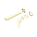 Bianca Wall Basin/Bath Mixer Separate Back Plate 230mm Trim KitS ONLY BRUSHED GOLD