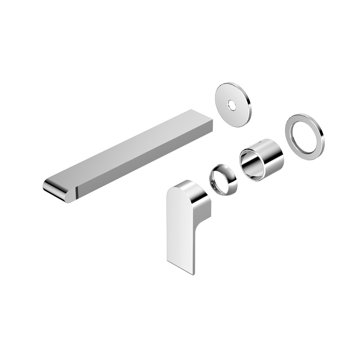 Bianca Wall Basin/Bath Mixer Separate Back Plate 230mm Trim Kits Only Chrome