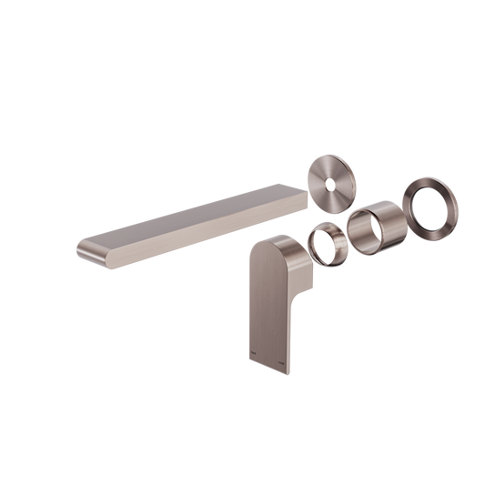 Bianca Wall Basin/Bath Mixer Separate Back Plate 230mm Trim Kits Only Brushed Bronze