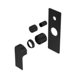 Bianca Shower Mixer With Divertor Trim Kits Only Matte Black