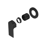 Bianca Shower Mixer 80mm Plate Trim Kits Only Matte Black